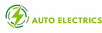 Birmingham auto electrics white header logo.
